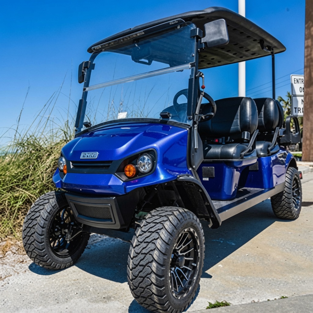 Blue Lagoon golf cart
